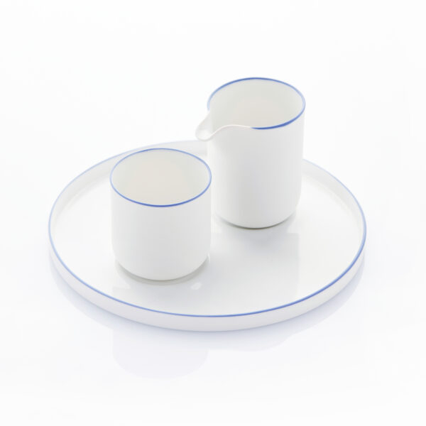 DISK sugar bowl + creamer + tray