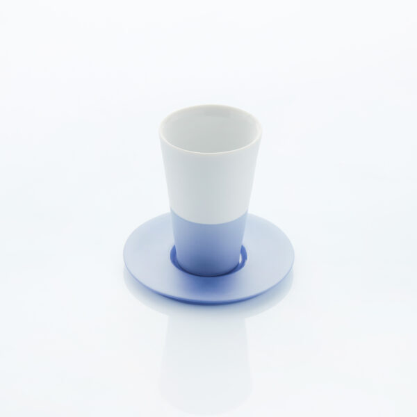 OMBRE cup espresso curved + saucer