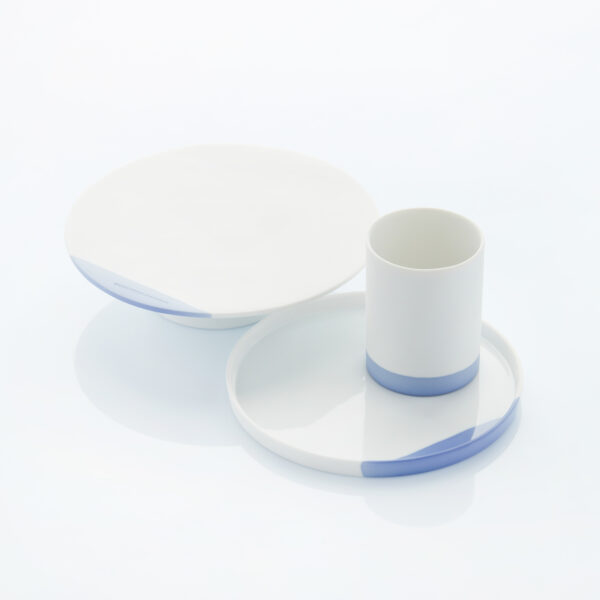 MY1ST beaker + plate flat + cake stand